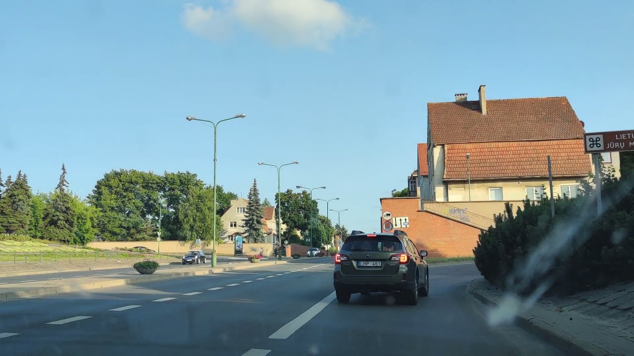DRIVING IN KLAIPEDA || Lithuan || Lithuania 🇱🇹