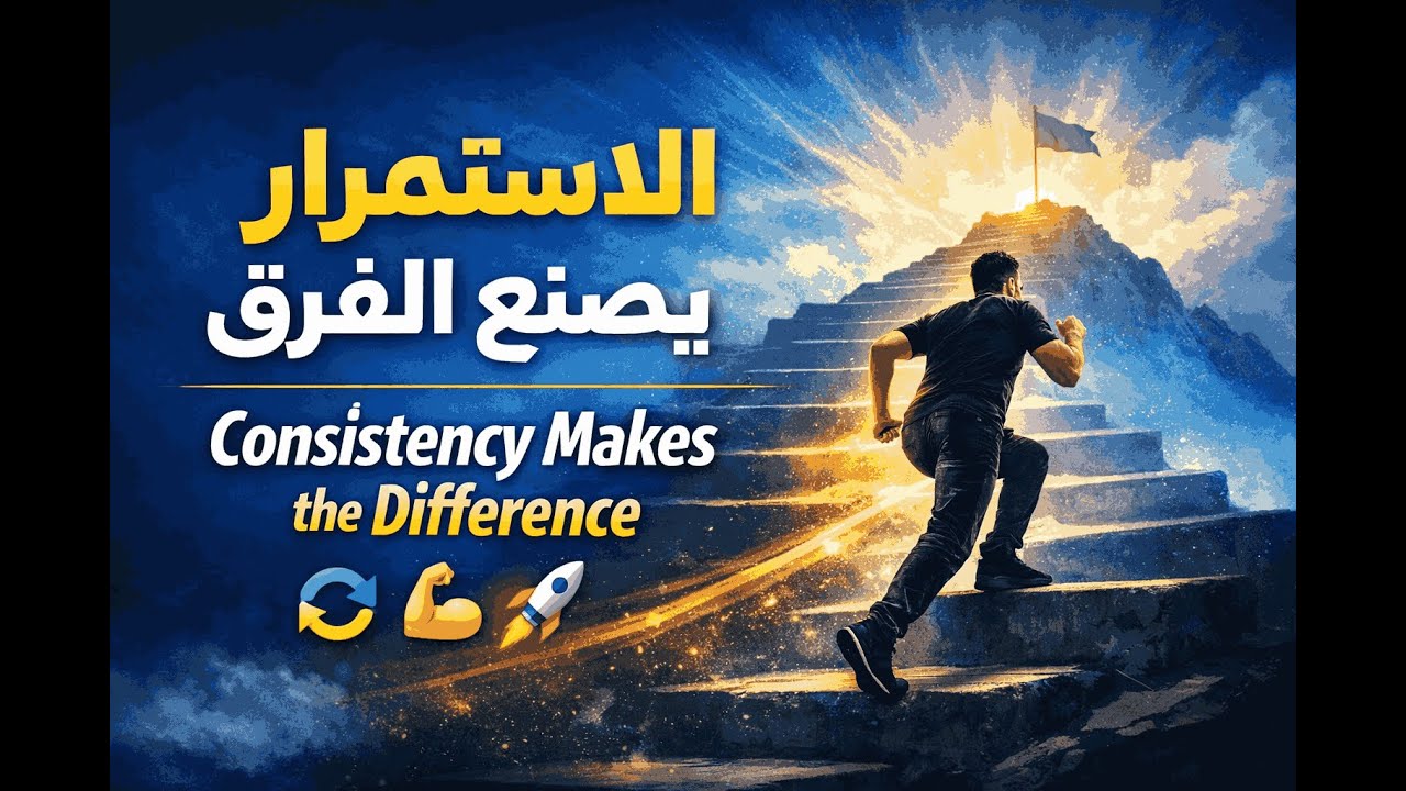 الاستمرار يصنع الفرق – consistency makes the difference