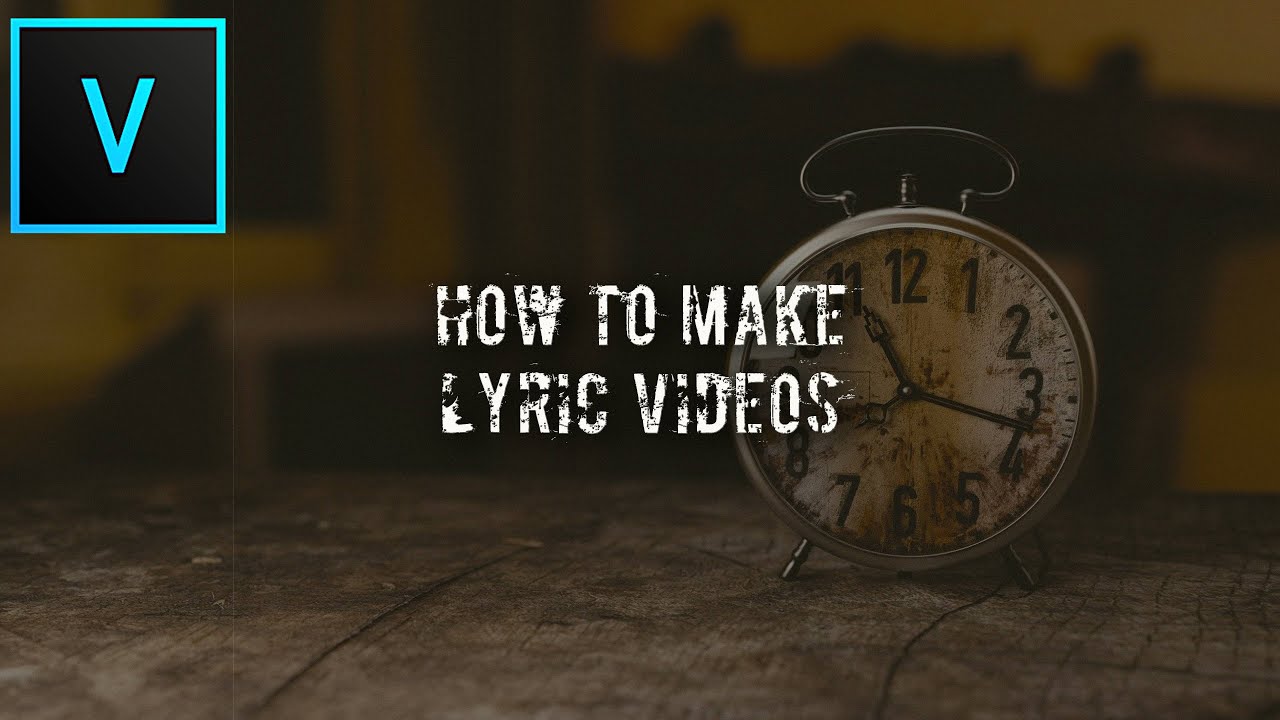Easy Lyric Videos in Vegas Pro 18