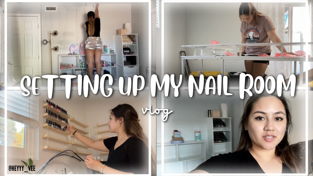 Setting up my new nail room! #amazonfinds