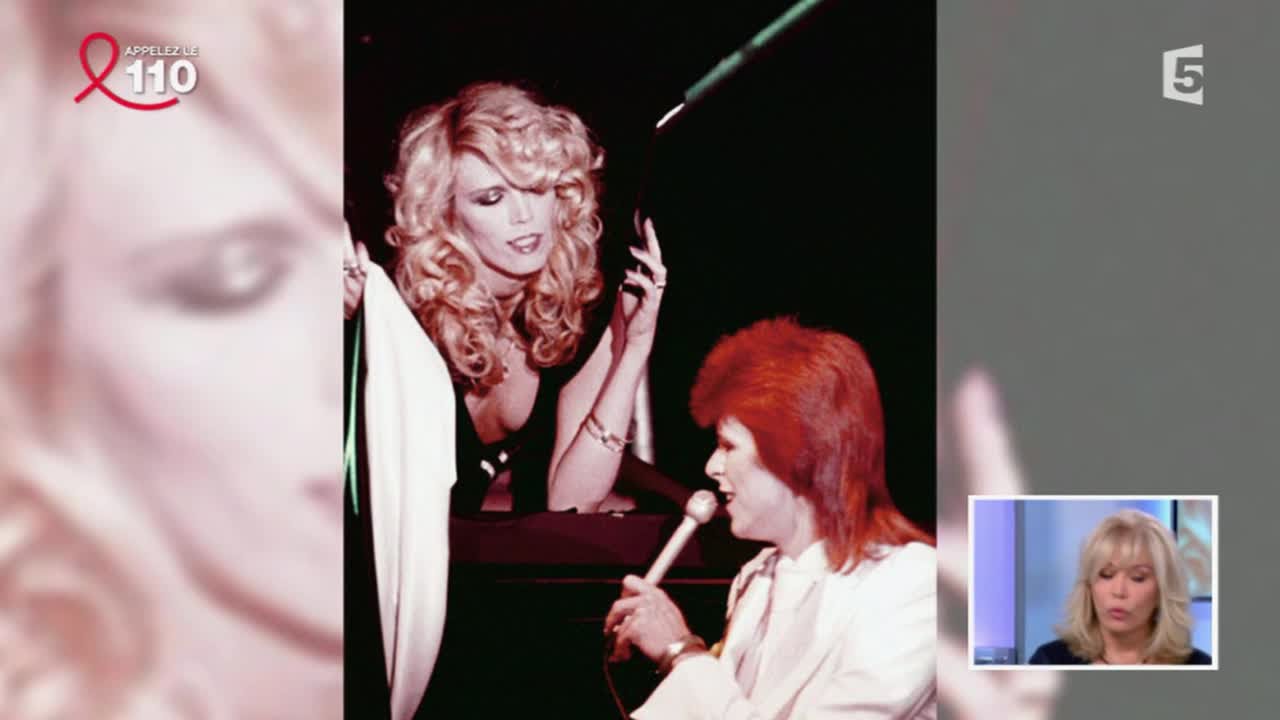 Amanda Lear sur David Bowie - C à vous - 27/03/2015