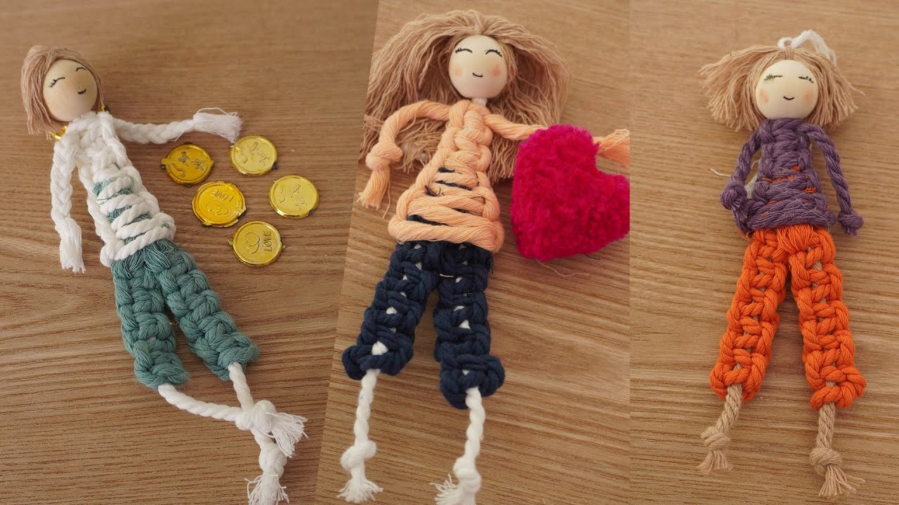 From Trash to Treasure! Stunning Macrame Dolls for Wedding Gifts 🎁
