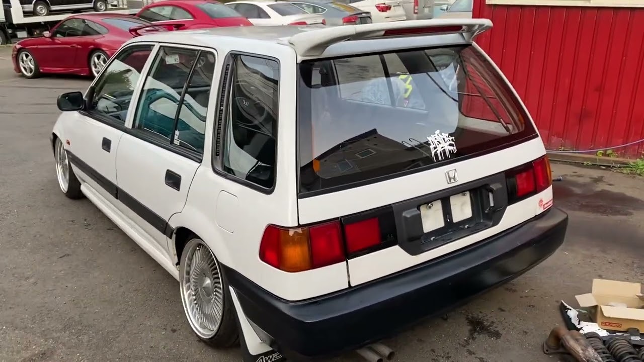シビックプロ　5MT  USDM JDM バン　　　　シビックシャトル　ZCエンジン　シャコタン