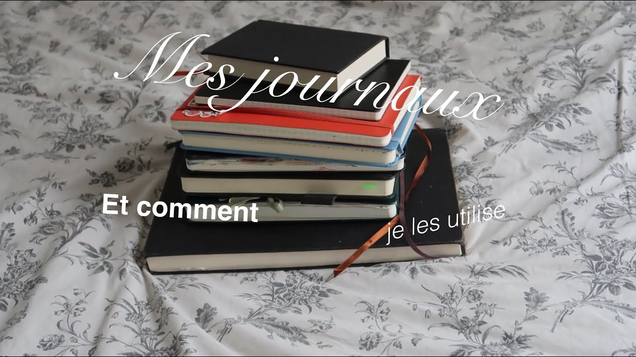 Tout mes journaux et comment je les utilise