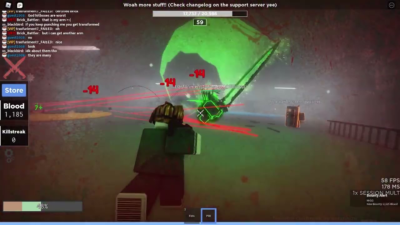 P90 Without Armor vs Messor (Roblox Transfur Outbreak)