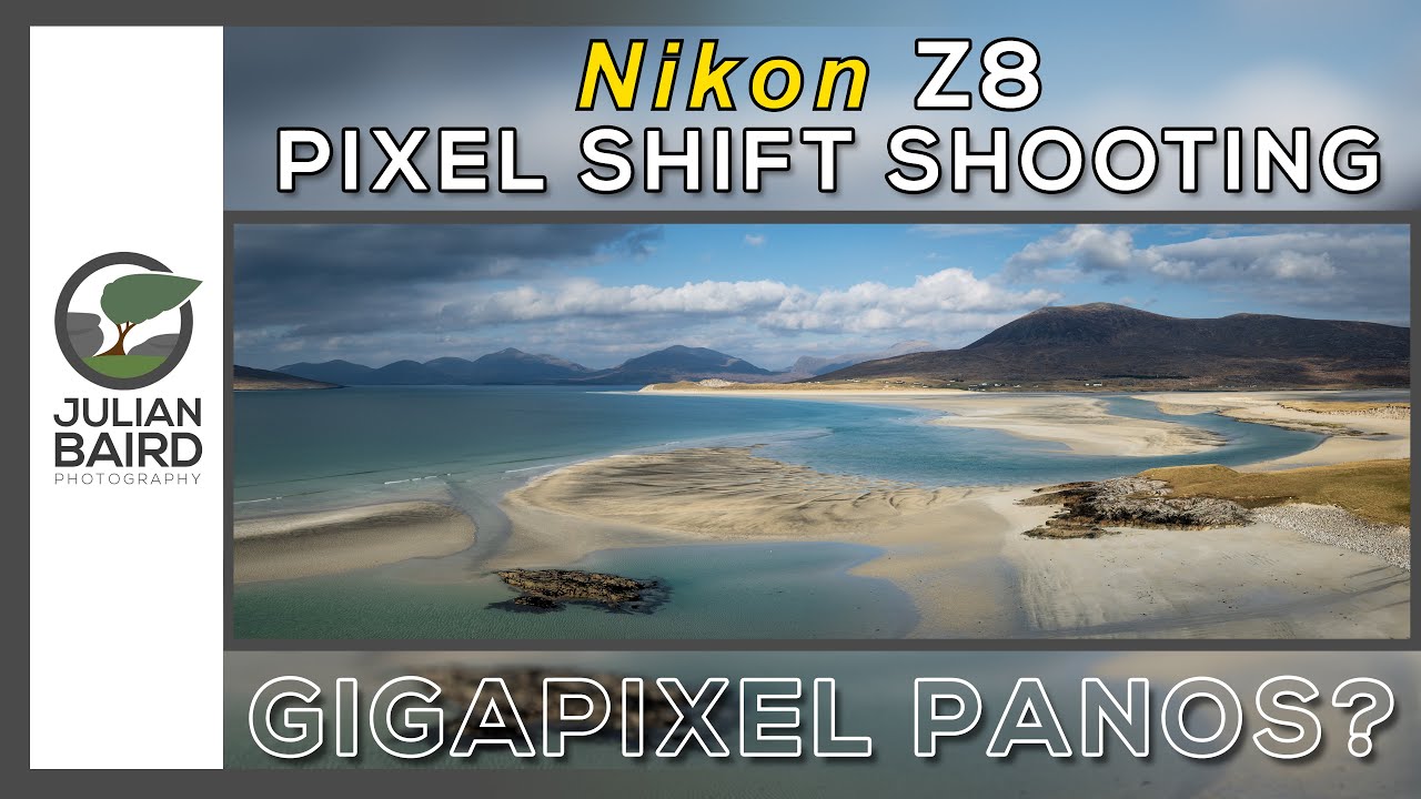 Съемка со сдвигом пикселей на Nikon Z8 для пейзажной фотографии — как снимать и объединять — реал...