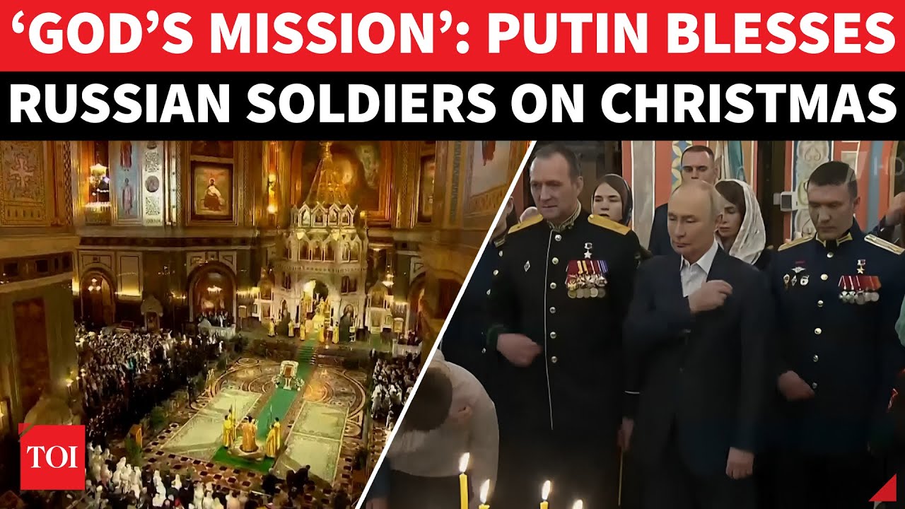 Putin BOOSTS Morale Of Russian Soldiers On Orthodox Christmas; Praises &lsquo;WARRIORS OF LORD&rsquo; | Watch
