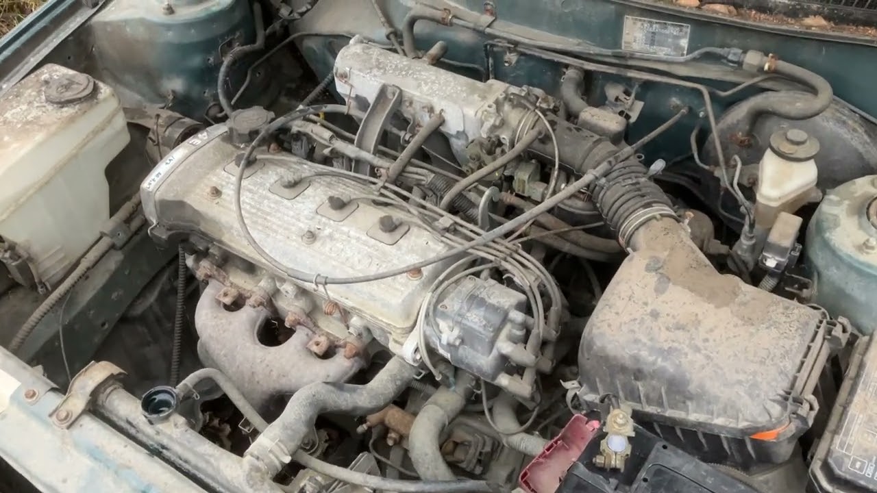 Toyota Corolla E100 1.3XLi -96. Ensimmäinen startti vuosiin.