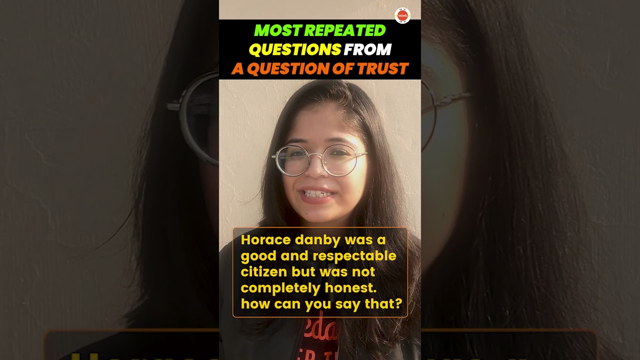 3 Most Repeated Questions from A Question Of Trust | Class 10 CBSE 2024 #vedantuclass10 #english