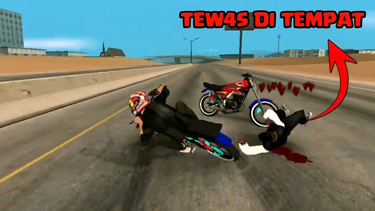 NGERI !! BALAP LIAR TEWAS DI TEMPAT GTA SAN ANDREAS !