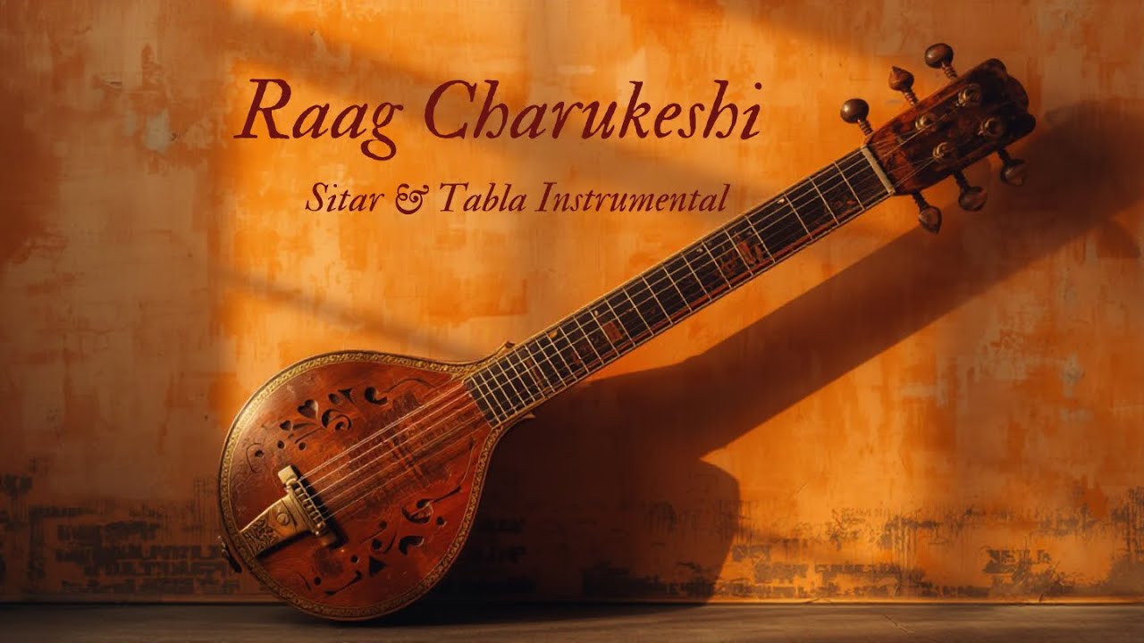 Raag Charukeshi - Sitar & Tabla Instrumental | Drut Teentaal (4 Mins) | Indian Classical Music
