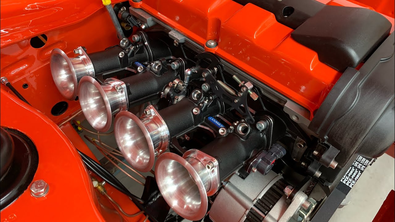 Mk1 Escort RS 2000 gets Omex throttle Bodies and management