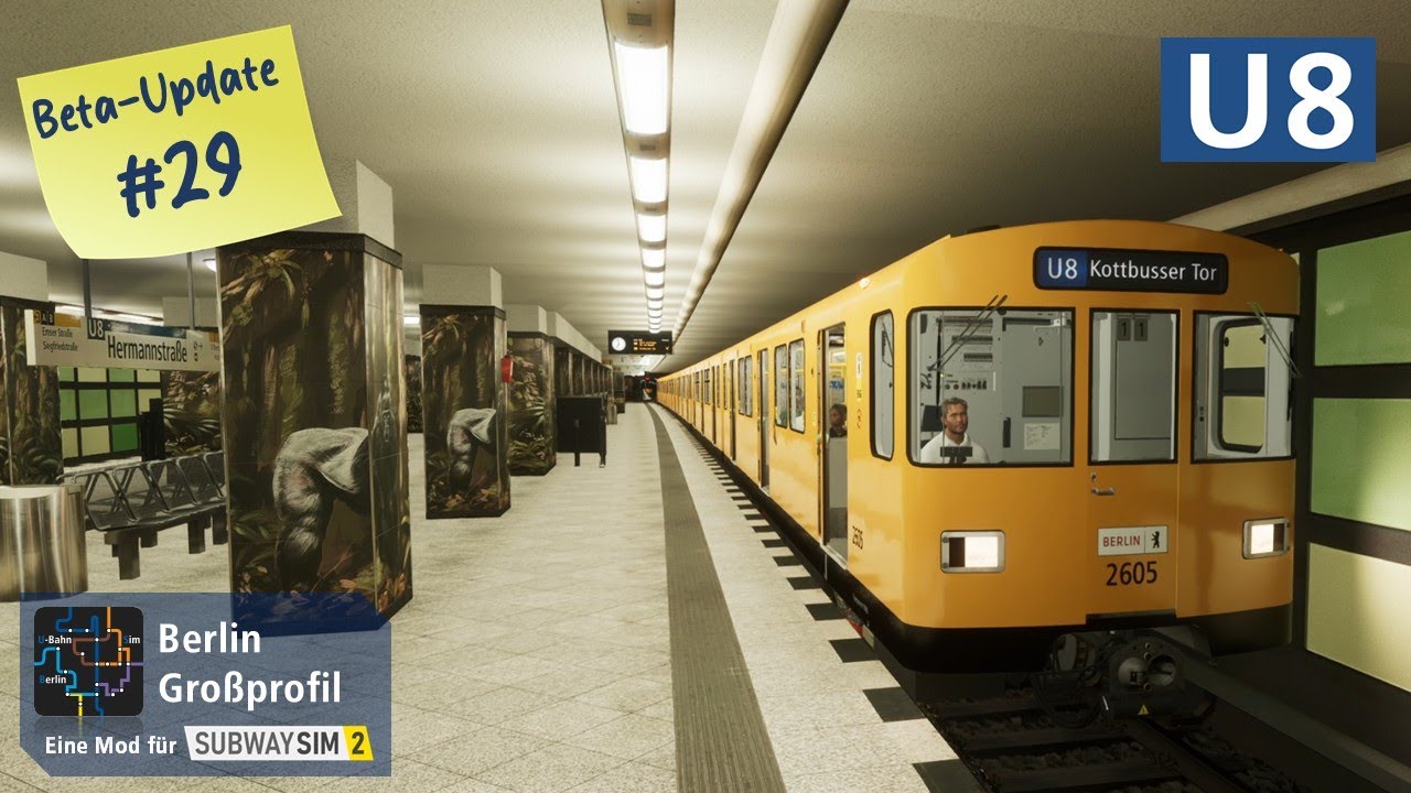Internes Update #29 | Berlin Großprofil | U8 | F76E | SubwaySim 2