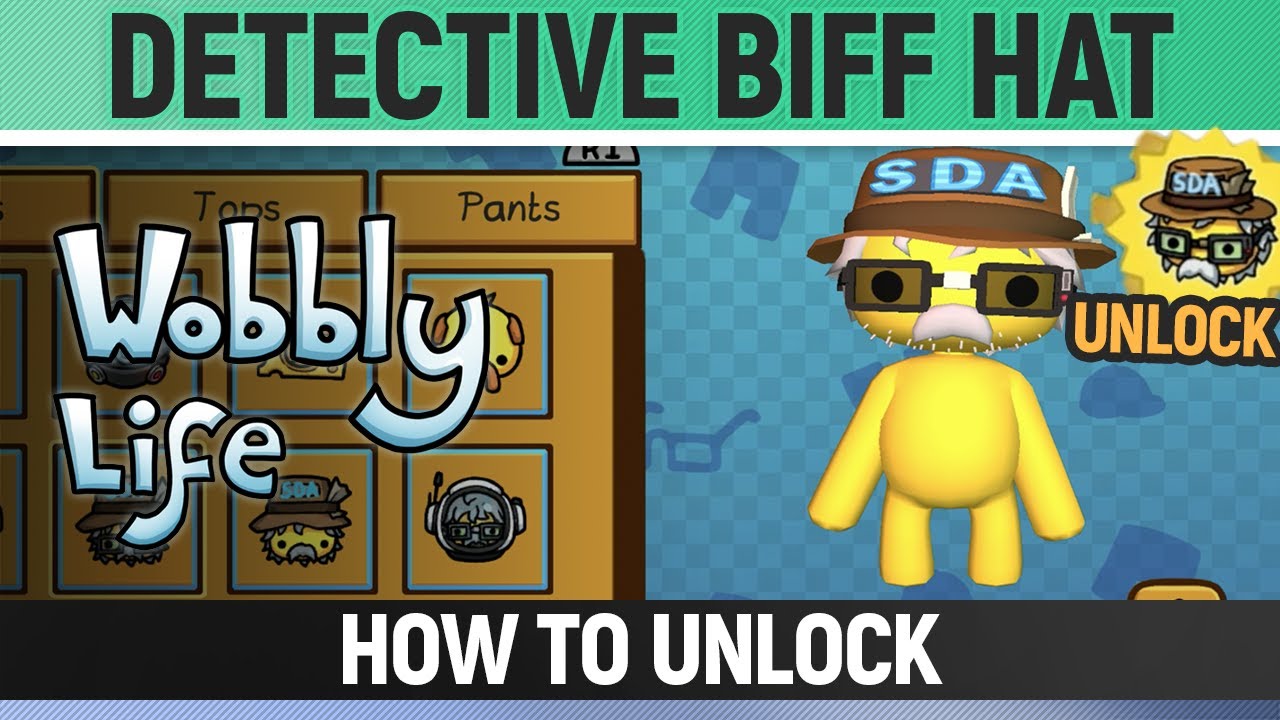 Wobbly Life - Secret Outfit - Detective Biff Hat