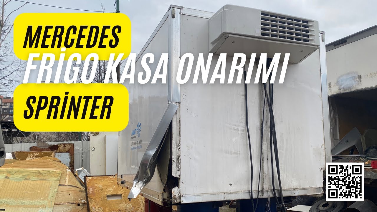 Mercedes Sprinter Hasarlı Frigo Kasa Onarımı | Kaskolu Kasa Tamir Süreci!