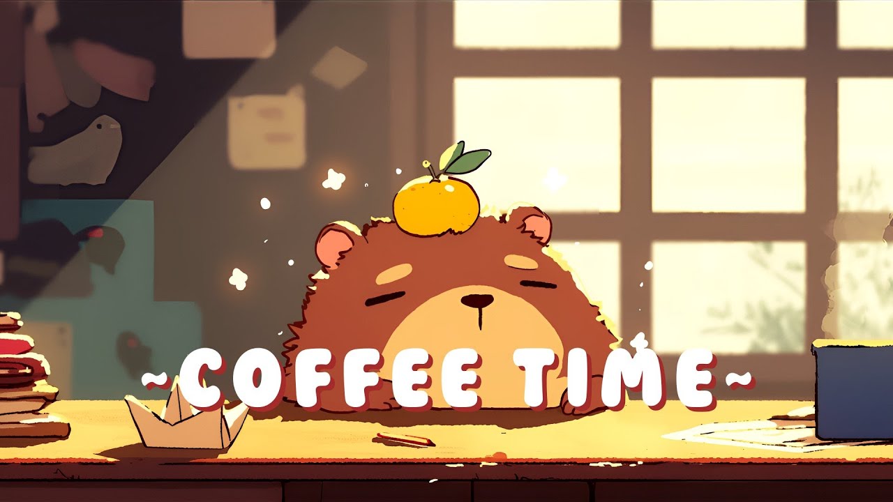 [1 Hour] Capybara Lofi Radio - Relaxing Music for Work/Study ~ Warm Feelings ~ 🦫 🌿 ☕