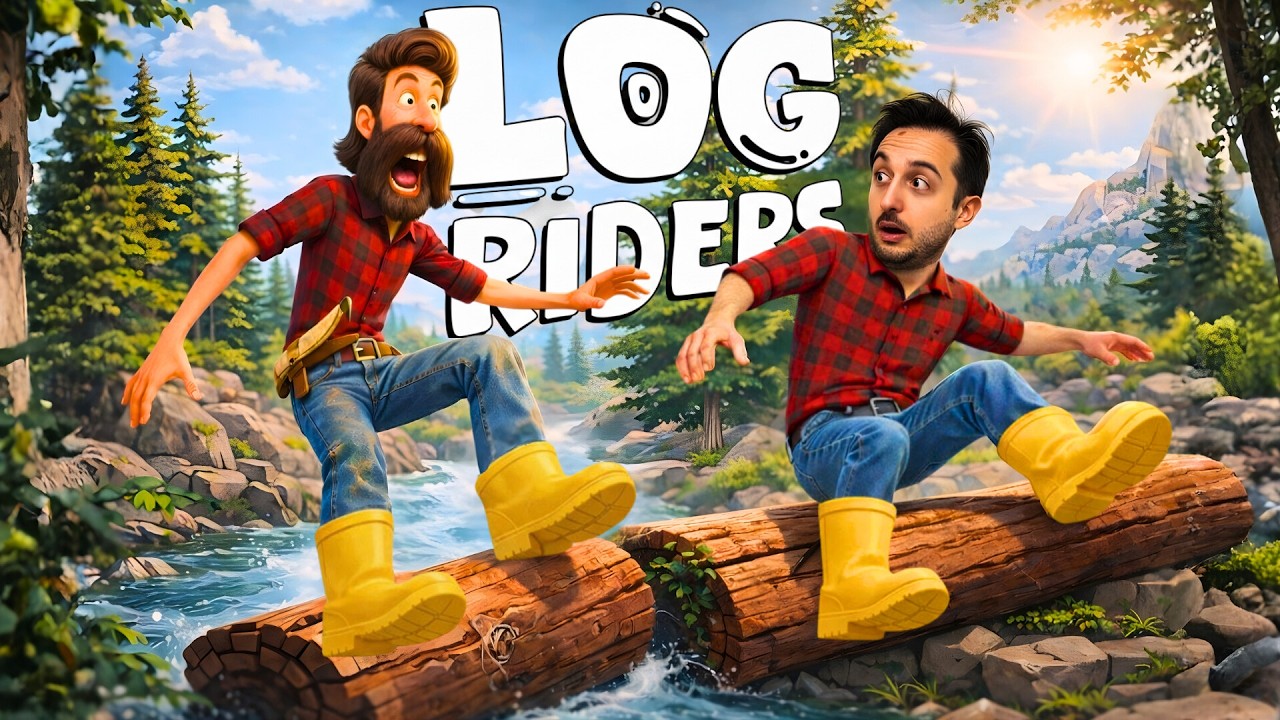 🪵 1 ODUNDA 2 ODUNCU?! | Log Riders | #1
