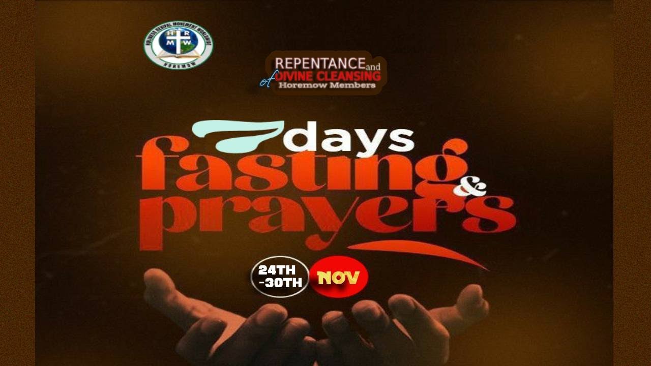 REPENTANCE AND DIVINE CLEANSING OF HOREMOW MEMBERS Day 1