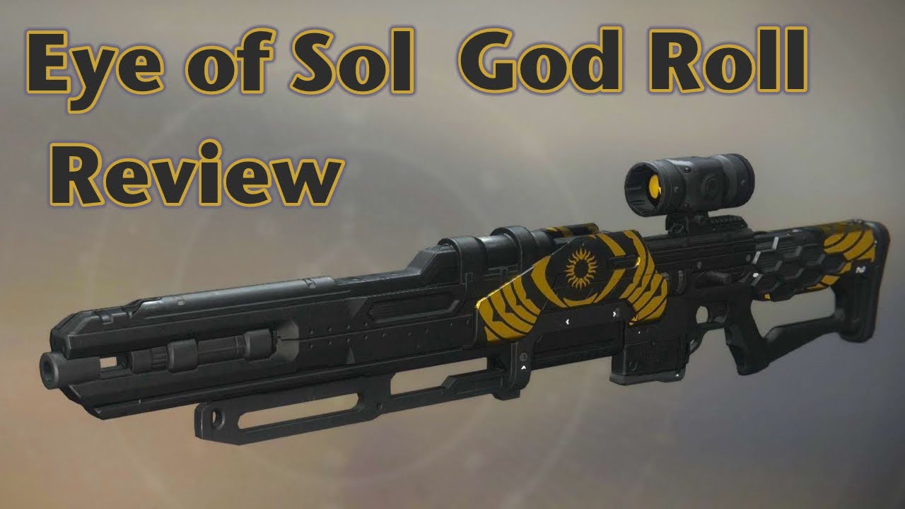 Destiny 2 - Trials of Osiris - Eye of Sol God Roll Sniper Review