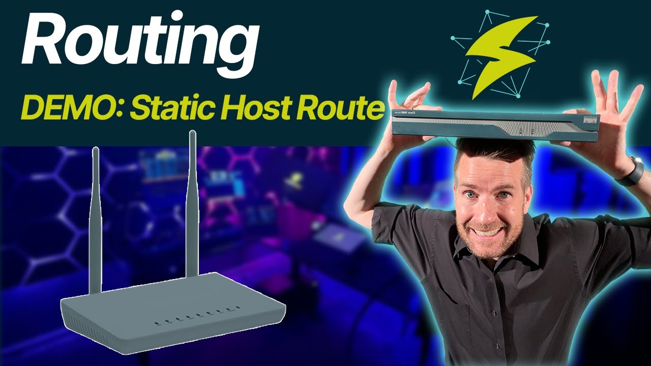 CCNA WANs 4-4: DEMO: Static Host Route