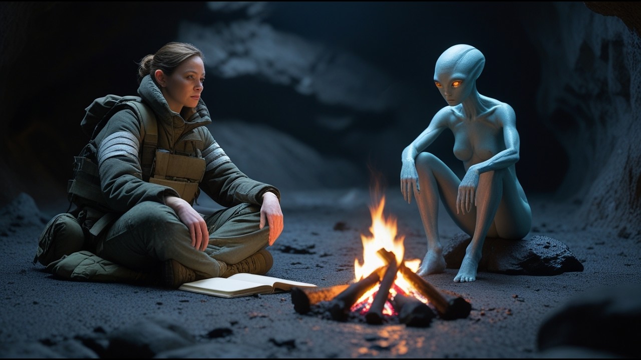 Escaping the Deadly Cold, I Took Shelter in a Cave—But an Alien Woman Was Already Inside | HFY