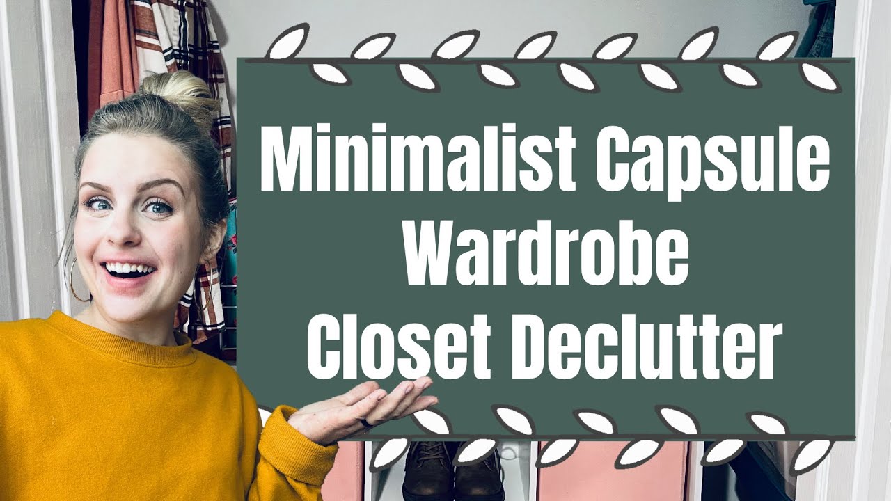 Minimalist Capsule Wardrobe | Closet Declutter | Project 333 ❤️
