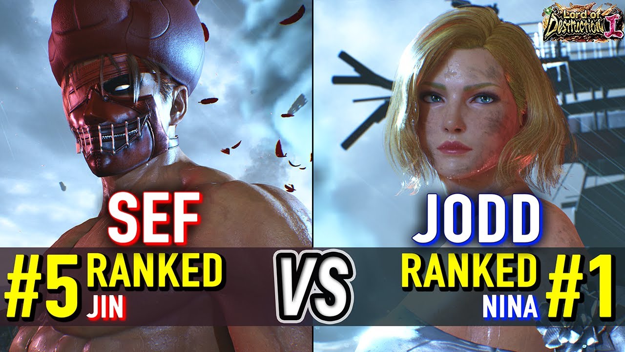 T8 🔥 SEF (#5 Ranked Jin) vs JODD (#1 Ranked Nina) 🔥 Tekken 8 High Level Gameplay