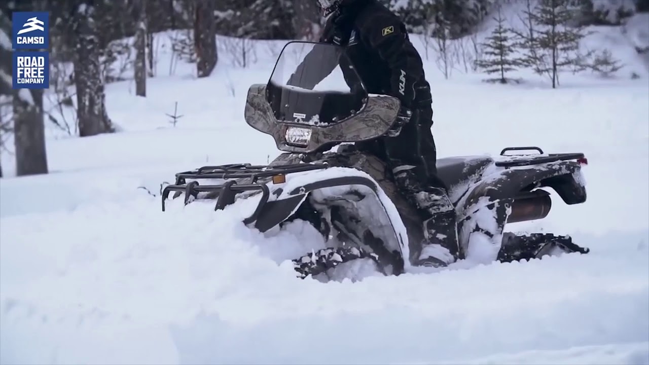 The ATV UTV Camoplast T4S track system is built for deep deep snow