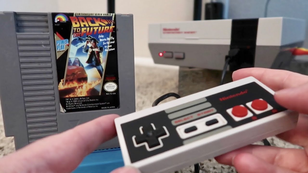 Back To The Future for Nintendo Entertainment System - My First Time & Review of Retro NES Cartridge