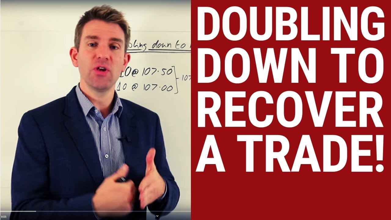 DOUBLING DOWN TO RECOVER A TRADE!? 🤔