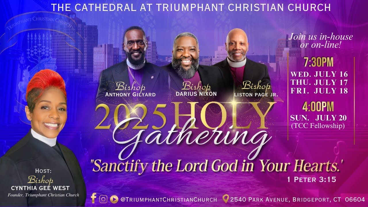 Triumphant Christian Church | Holy Gathering 2025 Night One I Bishop Darius Nixon |