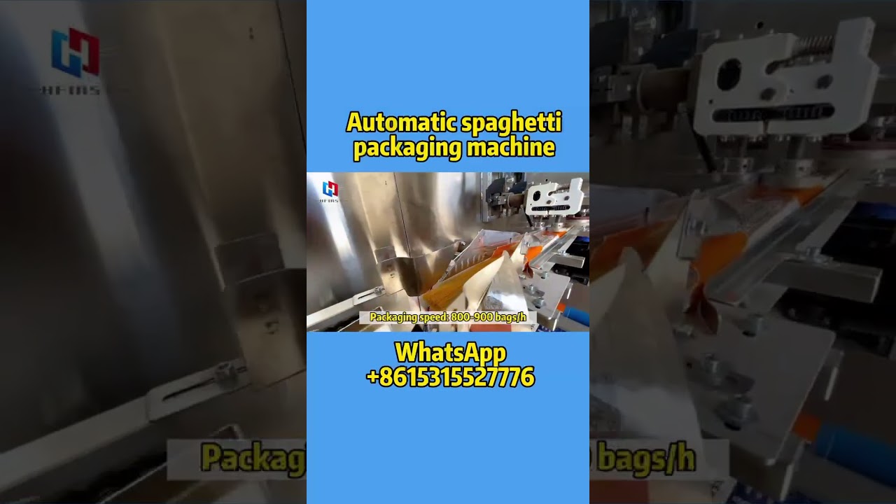 Spaghetti packing machine