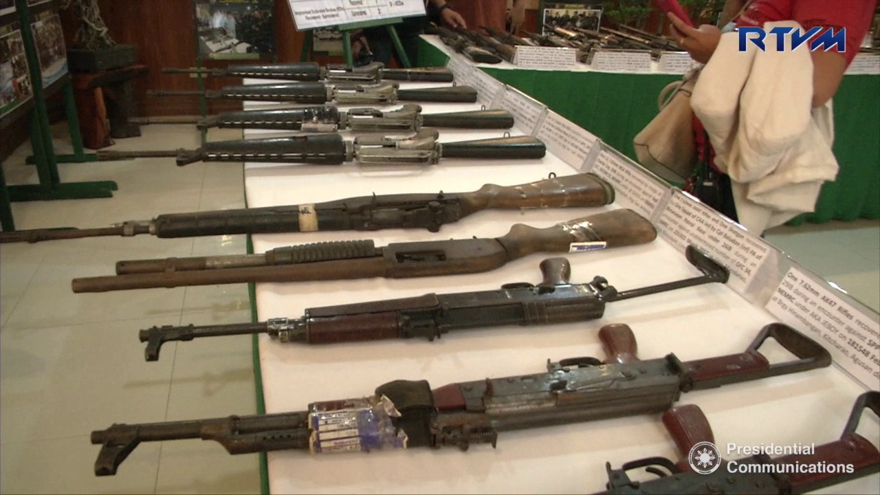 Visit to the WIA Soldiers and Viewing of the Recovered Firearms 4/2/2017
