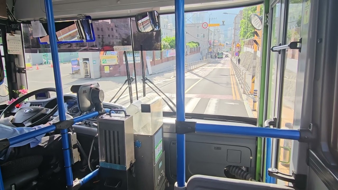 부산 금정구 6번 마을버스 BMC121동~온천장역 간 주행영상