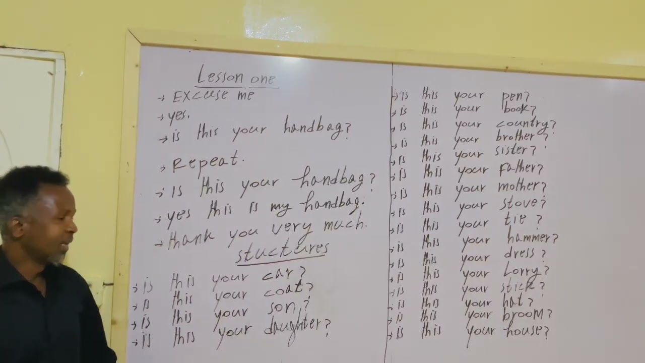 Lesson one 