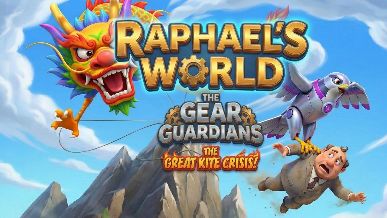 GEAR GUARDIANS THE GREAT KITE RESCUE!  NEW 3D ROBOT CARTOON