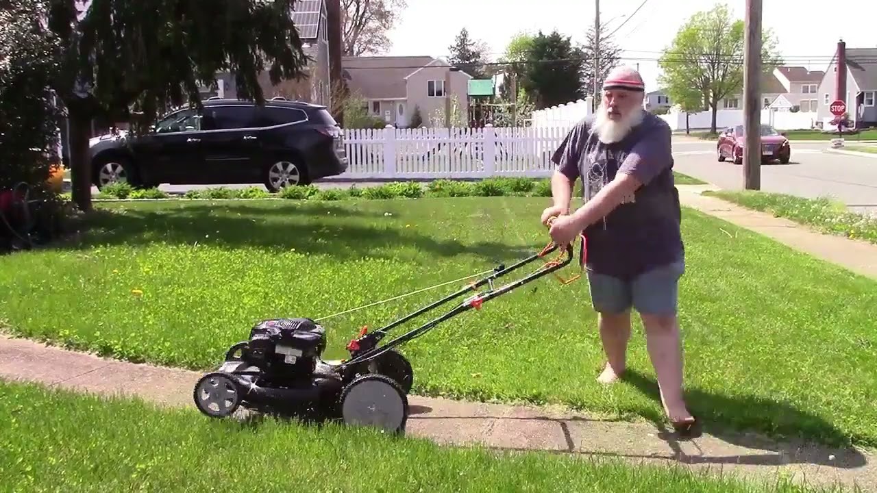 Second Mow With The Yard Force 22
