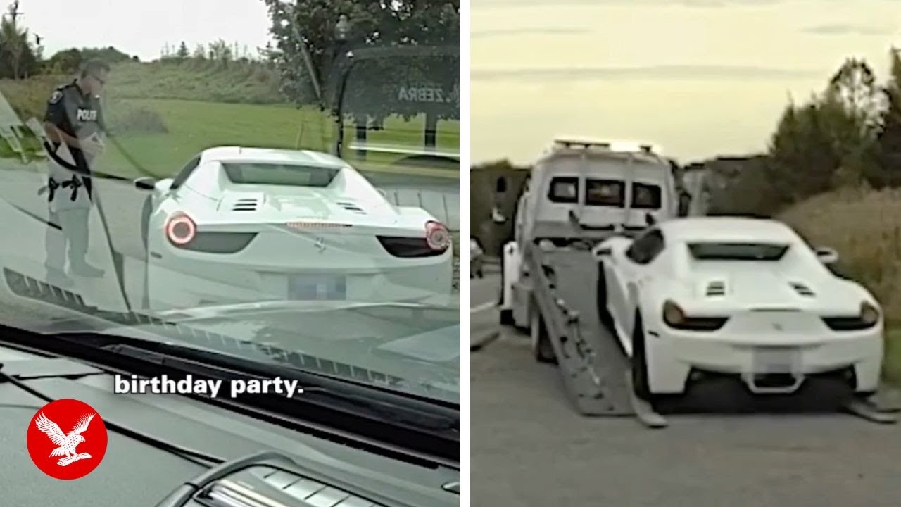 Ferrari driver caught speeding on 'birthday' begs police for ticket