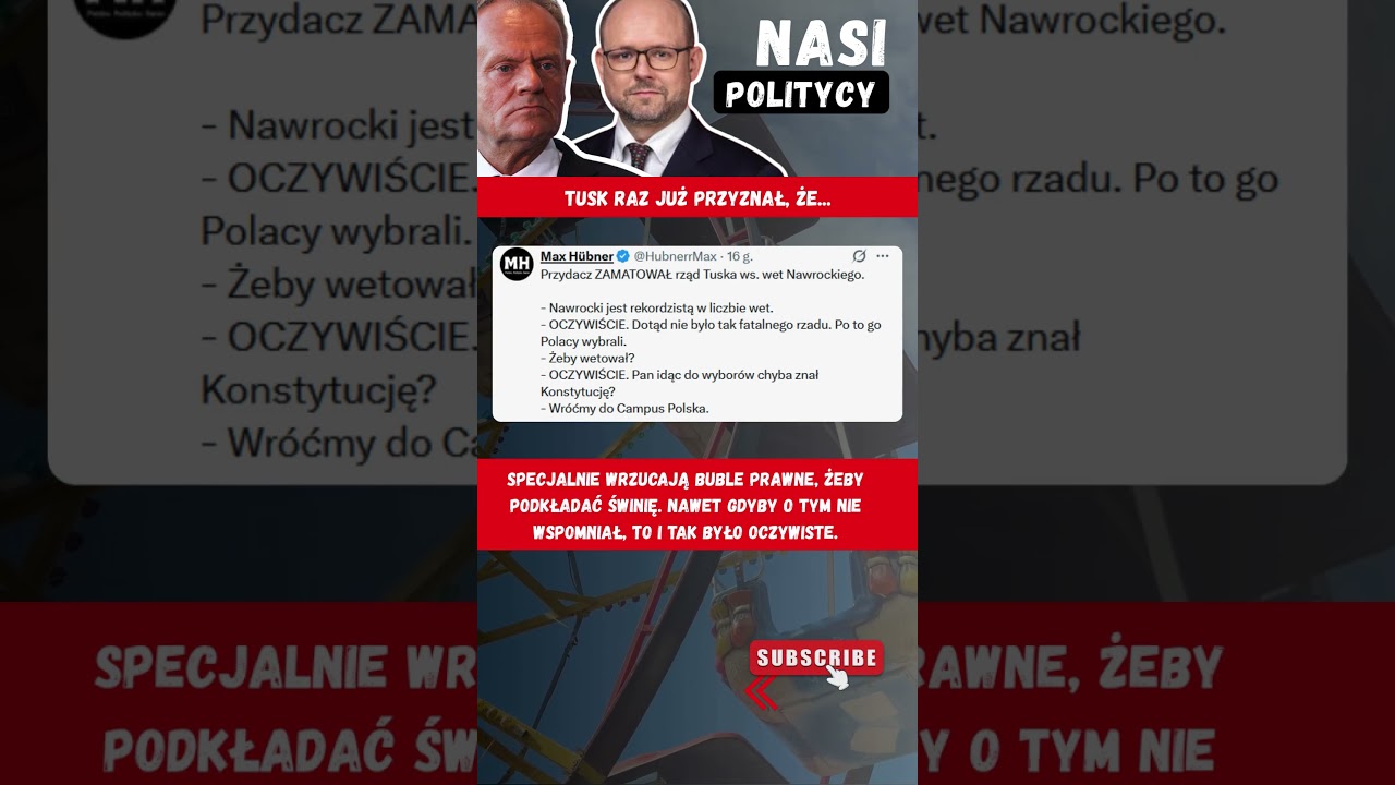 Marek Przydacz punktuje narracje rządu ws. wet Prezydenta Nawrockiego!