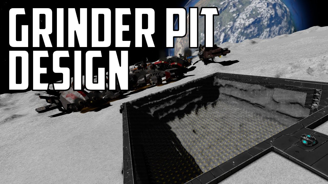 Space Engineers - S1E44 'Designing A New Grinder Pit'