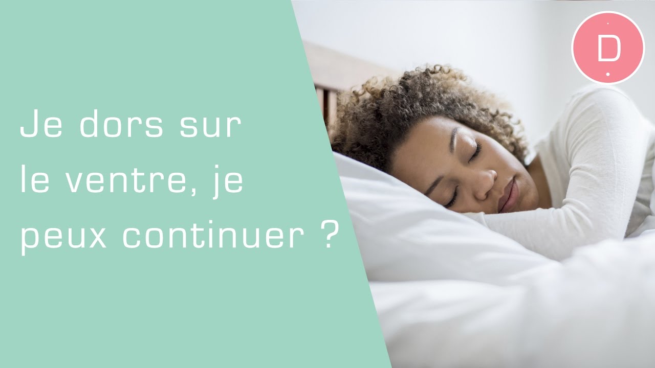 Je dors sur le ventre. Est-ce que je peux continuer pendant la grossesse ? Questions taboues