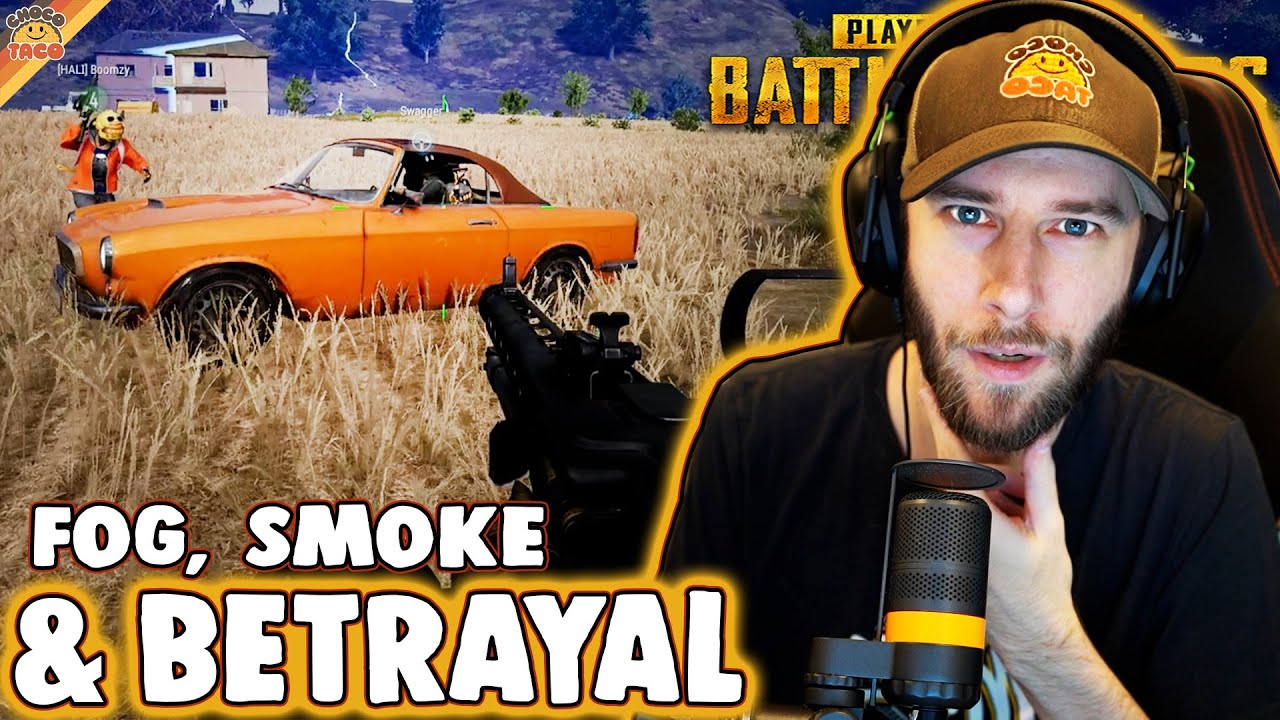Игра в туман, дым и предательство при участии Halifax, Swagger и Boom — chocoTaco PUBG Erangel Sq...