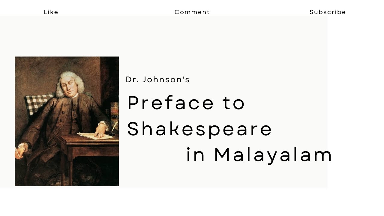 Preface to Shakespeare summary in Malayalam| Dr Johnson| Neo classical Age Neethu