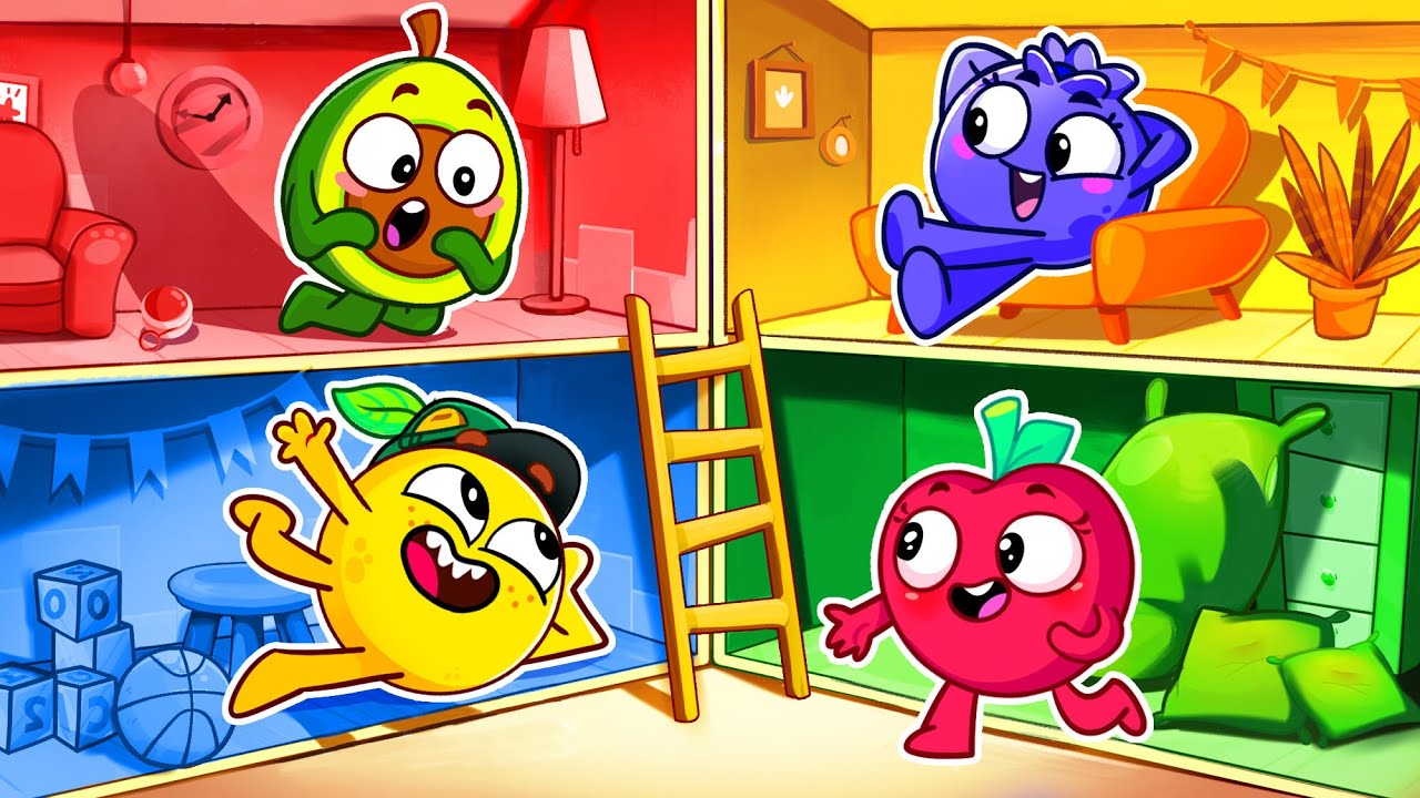 Secret House Party with Friends 🥳 Kids Songs | Size Surprise💖 Learn Healthy Habits | P&P Family 🥑