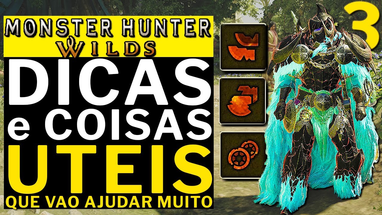 MONSTER HUNTER WILDS - DICAS e COISAS UTEIS QUE VAO TE AJUDAR MUITO!! 3