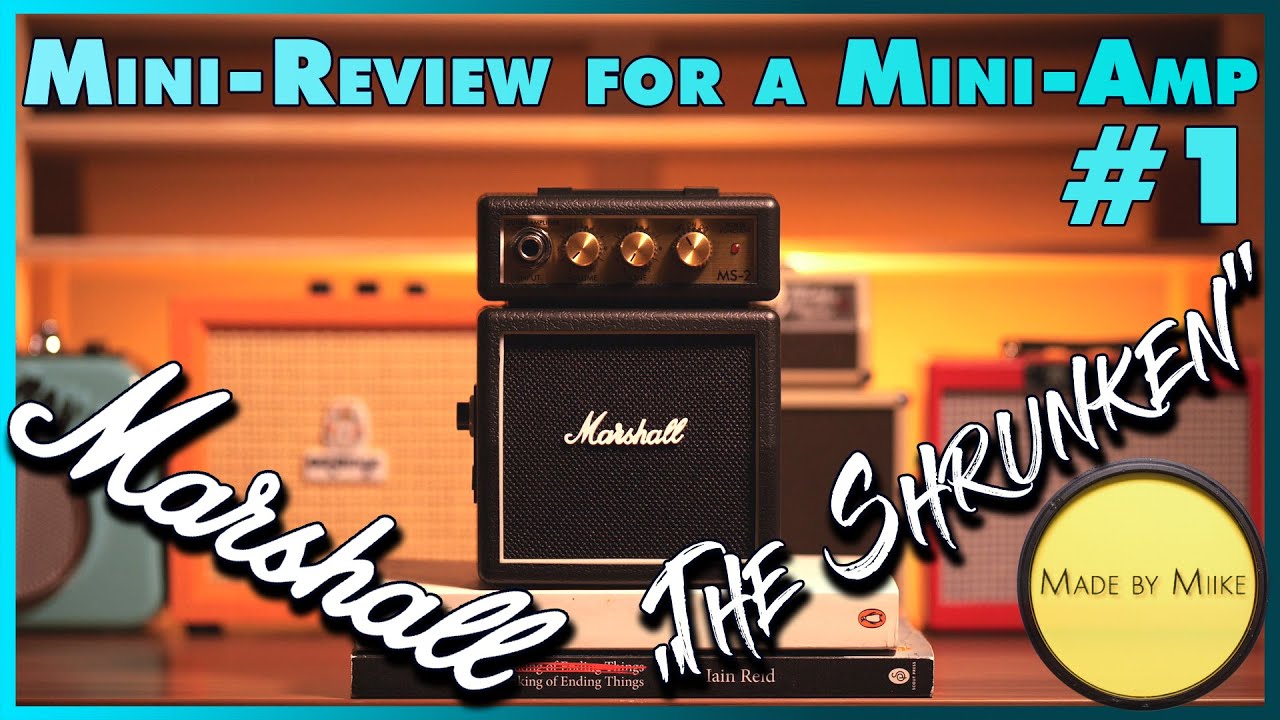 Мини-обзор мини-усилителя (№1): MARSHALL MS-2