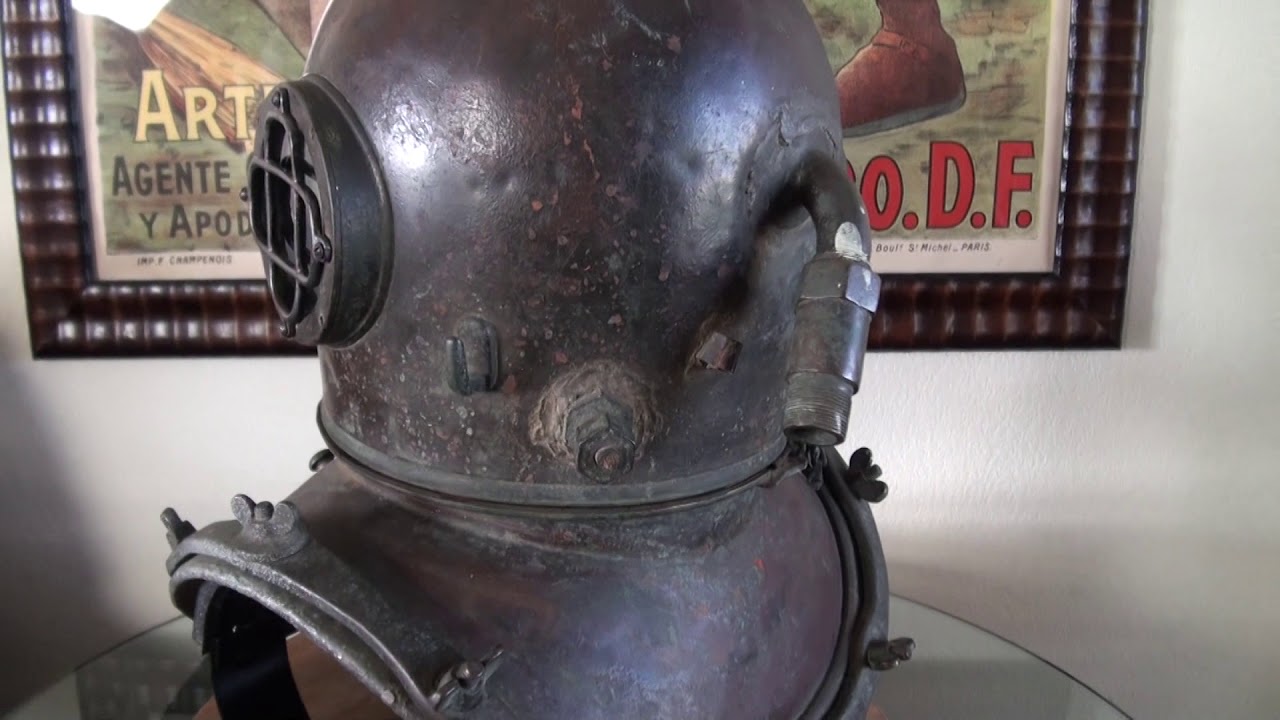 1905 to 1913 A. Schrader's Son Antique Diving Helmet