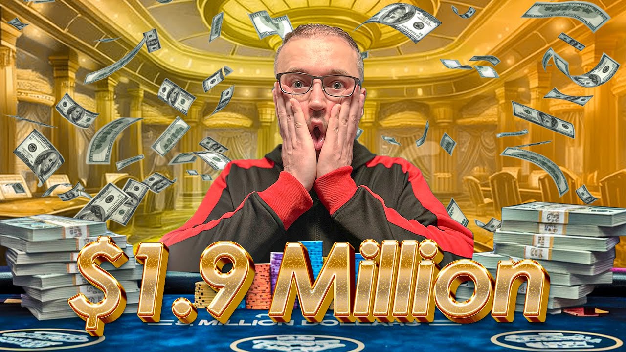 This Poker Tournament Has $1,900,000 For The Winner - AND I'M CLOSE!