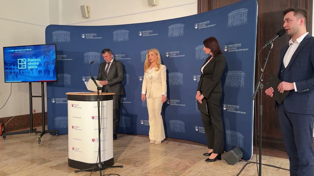 Tlačová konferencia Ministerstva kultúry SR: Reakcia na správu Najvyššieho kontrolného úradu 