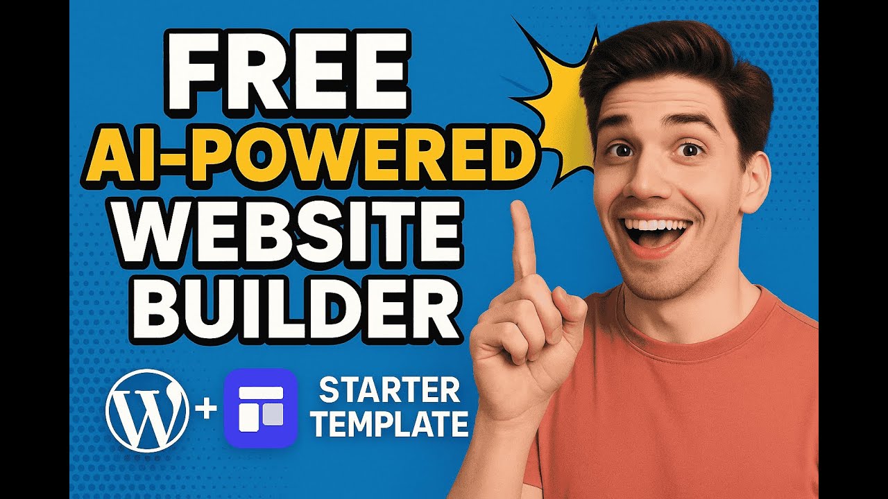 Create a Website with AI in 5 Minutes | WordPress Starter Template Plugin Tutorial (No Code!)